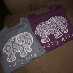 Two Ivory Ella shirts